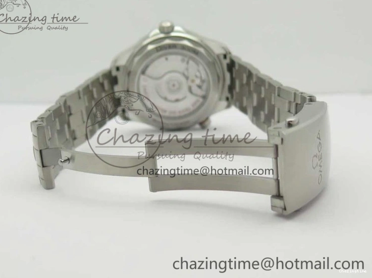 0417 2018 Seamaster Diver 300M OMF Best Edition Black Ceramic Black Dial on SS Bracelet A8800 (Black Balance Wheel) Breathable 7959